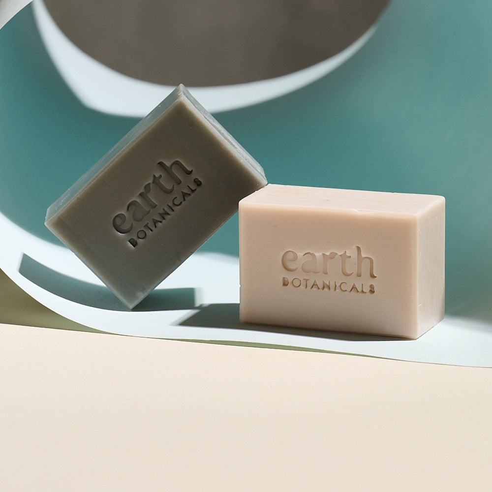 Whist | Lavender, Eucalyptus and Tea Tree Soap Bar by Earth Botanicals, handcrafted with organic oatmeal and purple clay for natural skincare.